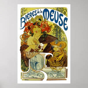 Poster Bieres de La Meuse