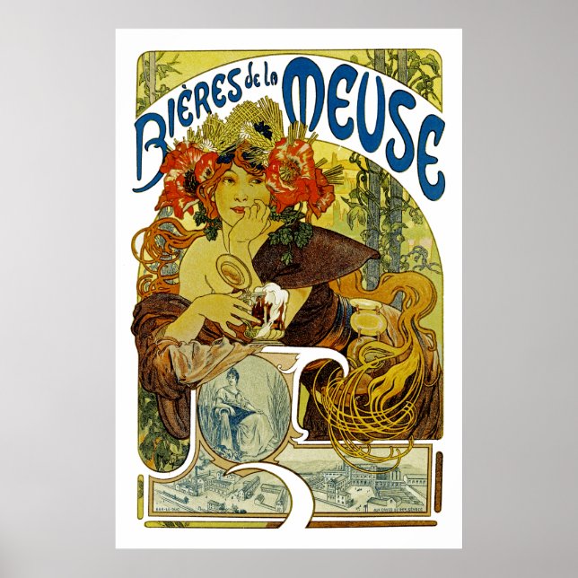 Poster Bieres de La Meuse (Frente)