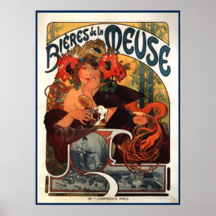 Póster Bieres de la Meuse