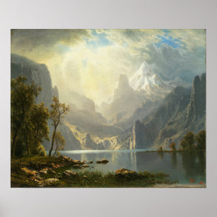 Poster Bierstadt - Lago Tahoe 1868