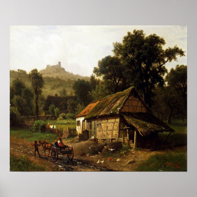 Poster Bierstadt - No Foothills (Frente)