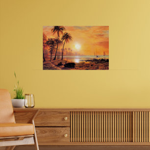 Poster Bierstadt - Paisagem Tropical