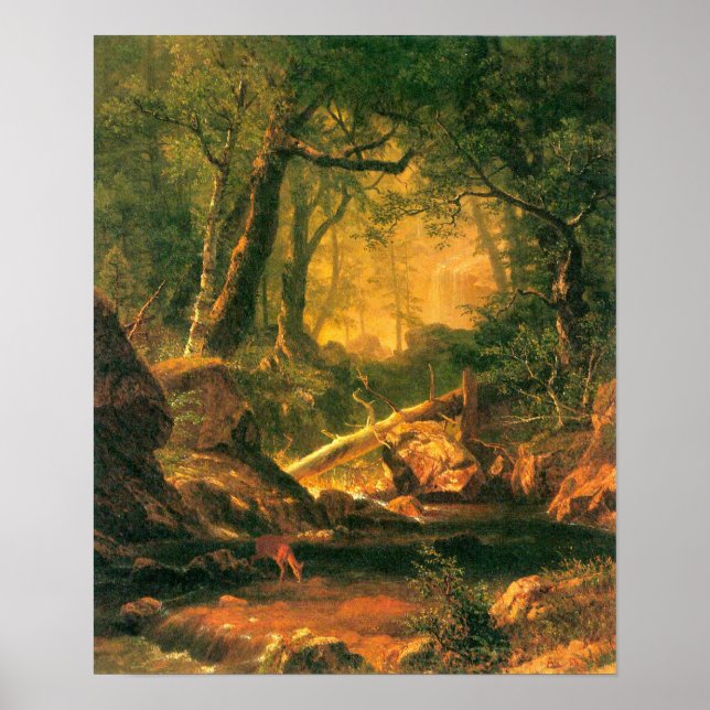 Póster Bierstadt-White Mounains, New Hampshire 2 (Frente)