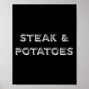 Poster Bife E Batatas Grillmaster Churrasco