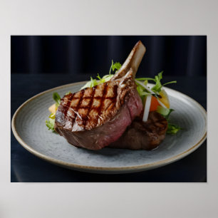 Poster Bife Suculento Grelhado