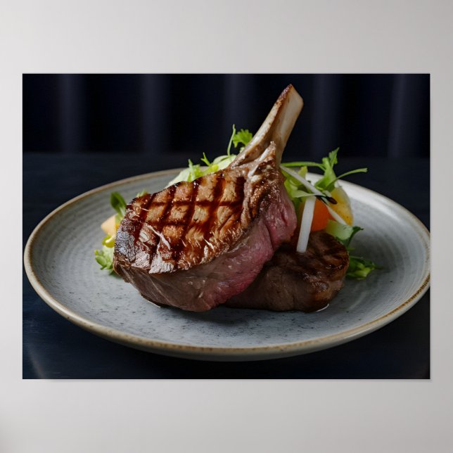 Poster Bife Suculento Grelhado (Frente)