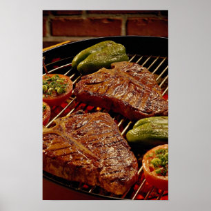 Póster Bifes do lombo deliciosos