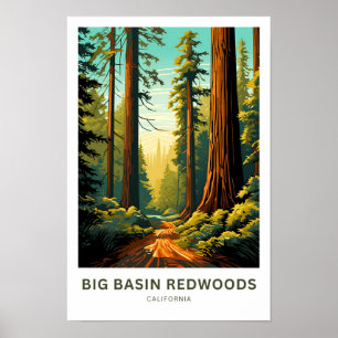 Poster Big Basin Redwoods California Viagem
