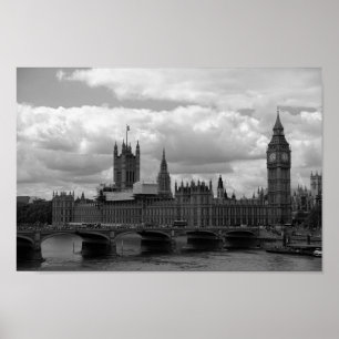 Póster Big Ben e Parlamento (Londres)