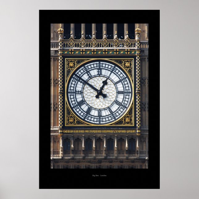 Poster Big Ben - Londres (Frente)