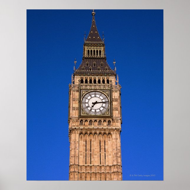 Póster Big Ben na Capital Britânica (Frente)