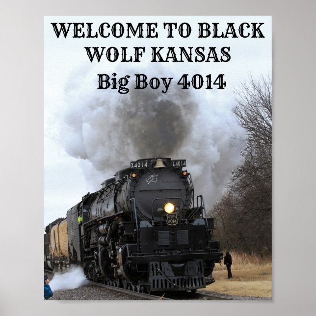 Poster Big Boy 4014 bem-vindo ao Kansas (Frente)