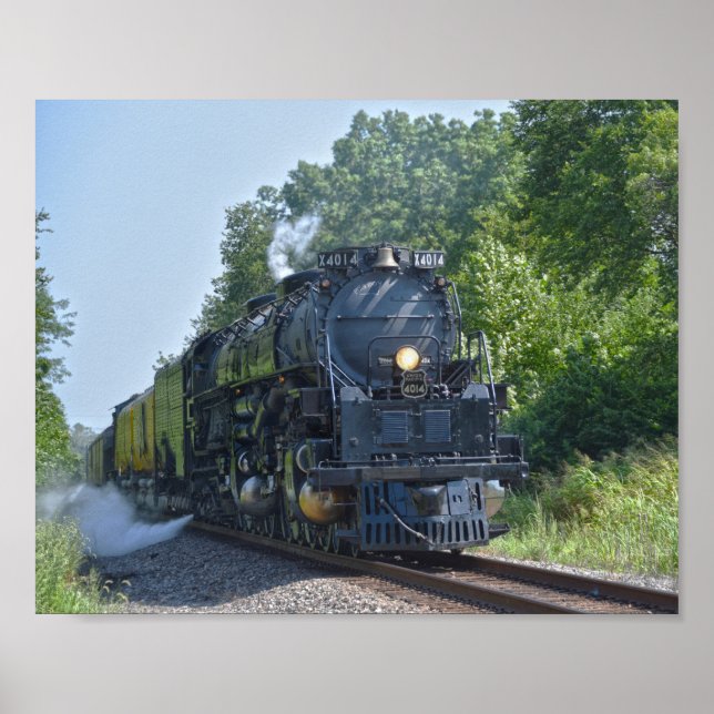 Poster Big Boy No. 4014 Locomotive de Vapor (Frente)