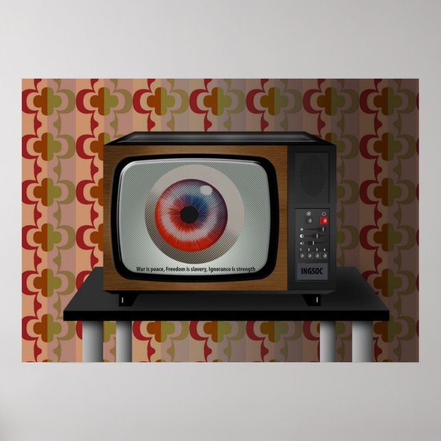 Poster Big Brother 1984 (Frente)