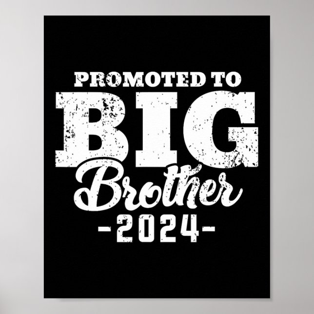 Poster Big Brother 2024 Para Anúncio de Gravidez de Joven (Frente)