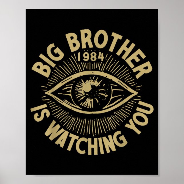 Poster Big Brother Is Watching You  (Frente)