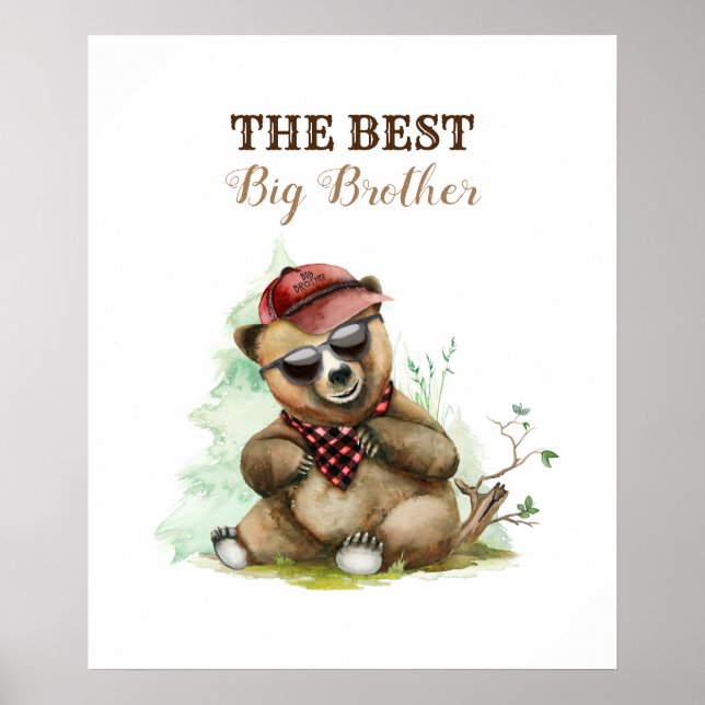 Poster Big Brother - Jovem Urso - Lumberjack Pensado (Frente)