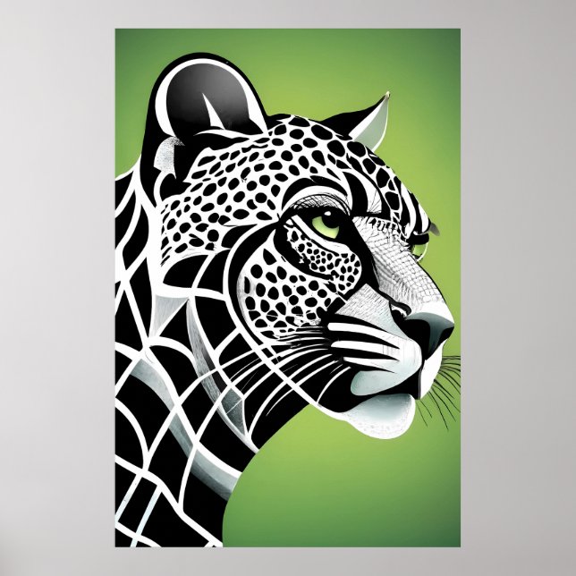 Poster Big Cat Lepard Jaguar (Frente)