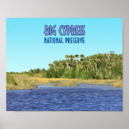 Poster Big Cypress National Preserve Florida