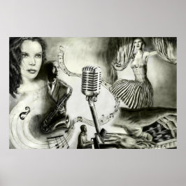 Poster Big jazz 4 36'x24'