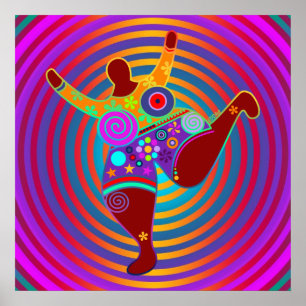 Poster BIG Mama coloração manchada