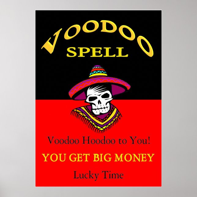 Póster Big Money Voodoo Spell (Frente)