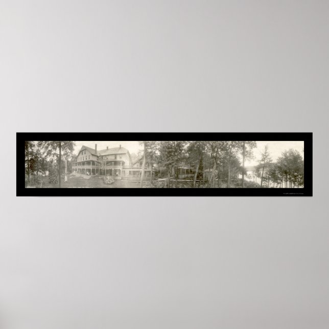 Póster Big Moose, Nova Iorque Foto 1911 (Frente)