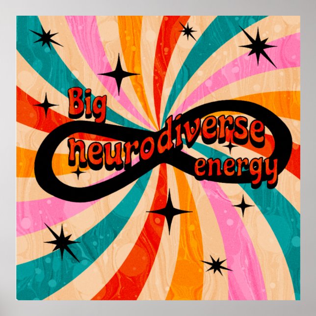 Poster Big neurodiverse energy!! (Frente)