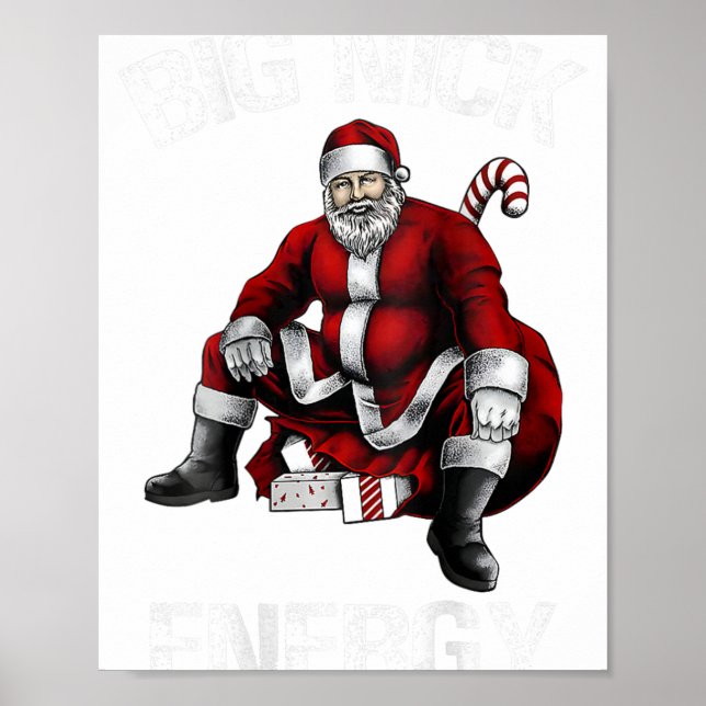 Poster Big Nick Energy Papai noel Natal 2 (Frente)