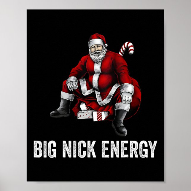 Poster Big Nick Energy Papai noel Natal 3 (Frente)