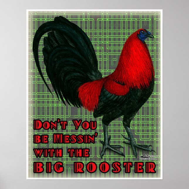 Poster Big Red Rooster (Frente)