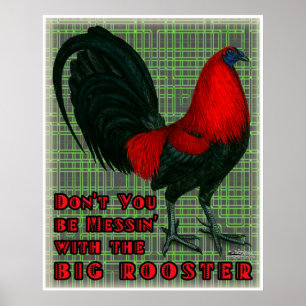 Póster Big Red Rooster