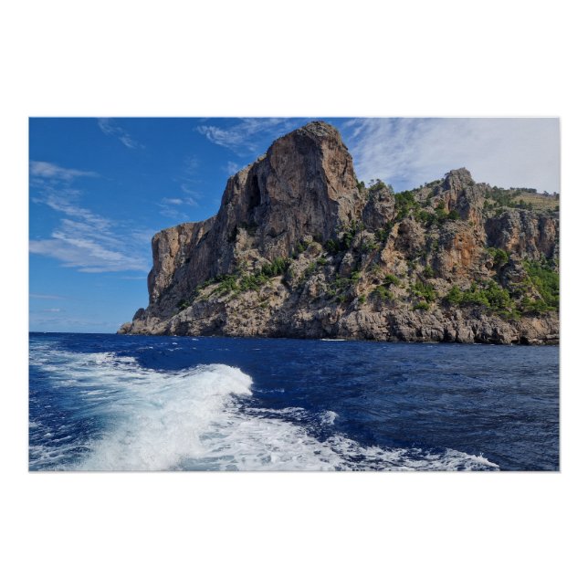 Póster Big rock in the sea (Frente)