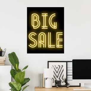 Poster Big Sale Neon Sign