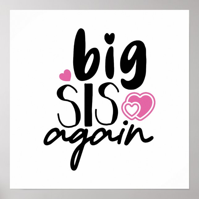 Poster Big Sis Novamente (Frente)