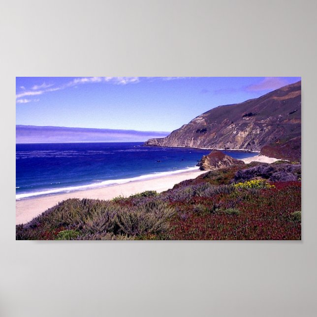 Póster Big Sur Beach (Frente)