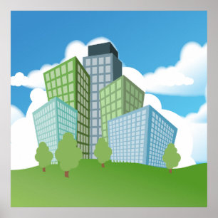 Póster Big Time Corporation - Skyscraper
