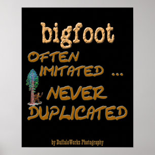Póster Bigfoot… duplicado