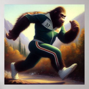 Poster Bigfoot em Execução