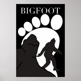 Poster Bigfoot Noir 2
