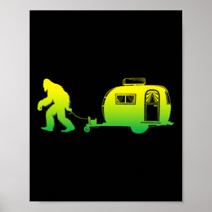 Poster Bigfoot Rv Casa Rodante Camping Sasquatch Camperva