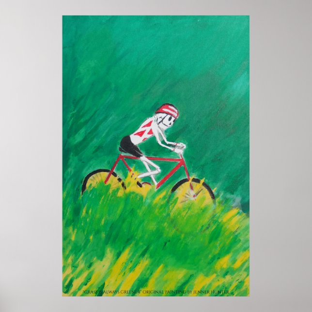 Póster Bikeing in Paradise (Frente)