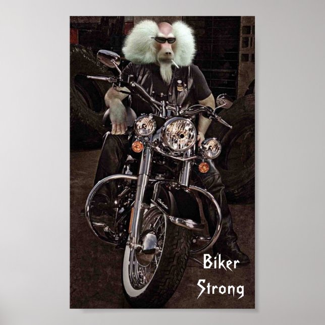 Poster Biker Strong (Frente)
