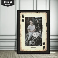 Biker Wall Art, Biker Gift Ace of Spades