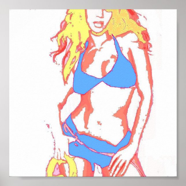 Póster Bikini Girl (Frente)