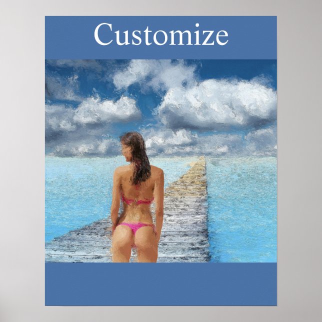 Poster Bikini Girl Thunder_Cove (Frente)