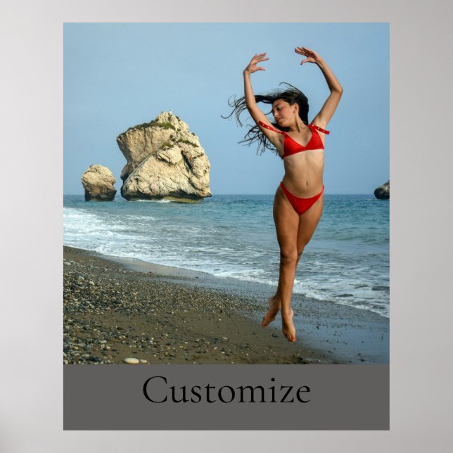 Poster Bikini Model Dancing Thunder_Cove (Frente)