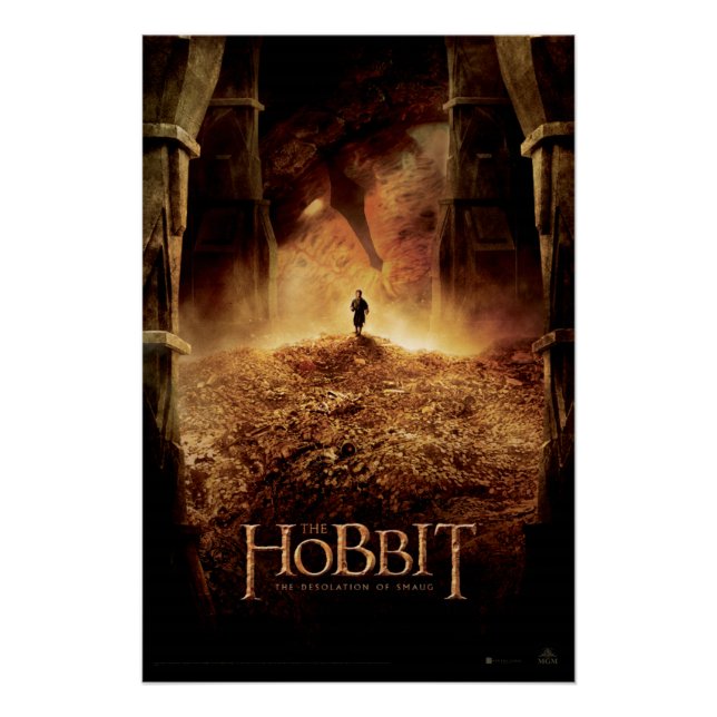 Póster BILBO BAGGINS™ nos olhos do SMAUG™ (Frente)