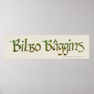 Póster BILBO BAGGINS™ Textured