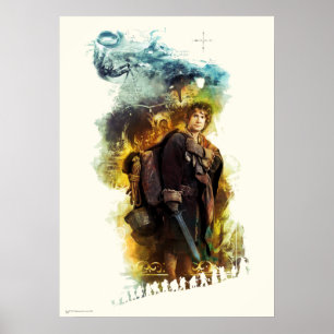 Póster BILBO BAGGINS™ & The Company of Dwarves Graphic